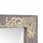 vidaXL Miroir de salle de bain avec miroir Gris 70 x 50 x 2 5 cm