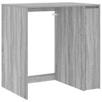 vidaXL Armoire pour machine à laver Gris Sonoma 87 x 60 x 89 cm