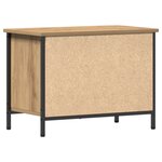 vidaXL Meuble TV Chêne artisanal Panneau de particules 60 x 35 x 45 cm