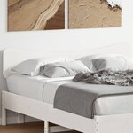 vidaXL Tête de lit blanc 160 cm bois massif de pin