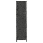 vidaXL Cloison de séparation 5 panneaux Noir 193x160 cm Jacinthe d'eau
