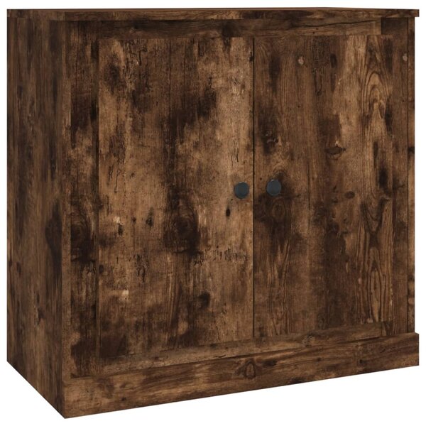 vidaXL Buffet chêne fumé 70x35 5x67 5 cm bois d'ingénierie