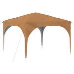 vidaXL Tente de fête pop-up 290 x 290 x 245 cm Beige