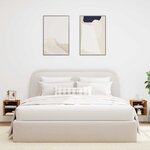 vidaXL Meubles TV muraux et lumières LED 2Pièces vieux bois 30x28 5x30cm