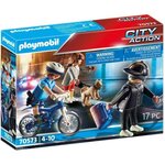 Playmobil - 70573 - police policiere et voleur