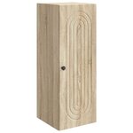 vidaXL Armoire Murale Chêne Sonoma 33 x 34 5 x 90 cm Bois d'ingénierie