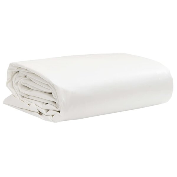 vidaXL Bâche blanc 5x6 m 650 g/m²