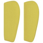 vidaXL Tête de lit avec oreilles Vert 83x23x78/88 cm Tissu
