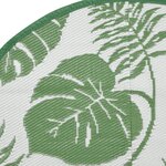 vidaXL Tapis d'extérieur vert Ø160 cm PP