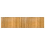 vidaXL Tapis rectangulaire naturel 100x400 cm bambou