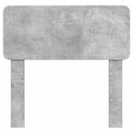 vidaXL Tête de lit Gris béton 100 cm Bois d'ingénierie