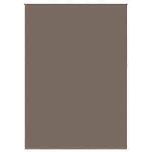 vidaXL Store enrouleur occultant 164 4 x 230 cm  largeur du tissu 160 cm  couleur café