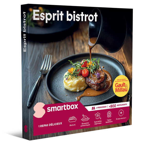 SMARTBOX - Coffret Cadeau Esprit bistrot -  Gastronomie