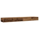 Tiroirs de lit vidaXL en bois ancien 180x36 5x16 5 cm en bois d'ingénierie