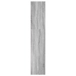 vidaXL Bibliothèque sonoma gris 40x30x152 cm bois d'ingénierie