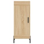 vidaXL Buffet Chêne sonoma 34 5x34x90 cm Bois d'ingénierie