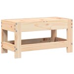 vidaXL Repose-pied de jardin 62x30x32 cm bois de pin massif