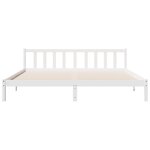 vidaXL Cadre de lit extra long sans matelas 200x210 cm bois massif pin