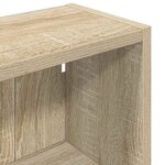 vidaXL Armoire murale de salle de bain Chêne Sonoma 40 x 16 x 62 5 cm