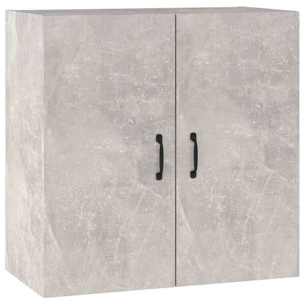 vidaXL Armoire murale Gris béton 60x31x60 cm Bois d'ingénierie