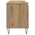 vidaXL Meuble TV Chêne artisanal 104 x 35 x 50 cm Bois d'ingénierie