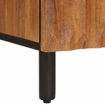 vidaXL Buffet avec stockage Finition Acacia Brun 60 x 33 x 75 cm