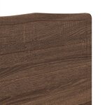 vidaXL Tête de lit Chêne brun 140 cm Bois d'ingénierie