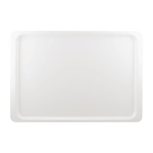 Plateau de service pour restaurant blanc - 530 x 370 mm - roltex -  - polyester/fibre de verre