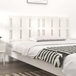 vidaXL Tête de lit blanc 165 5x4x100 cm bois massif de pin