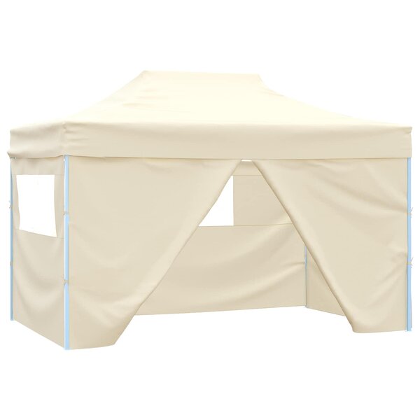 vidaXL Tente de fête 291 x 431 x 315 cm Crème Tissu Oxford