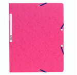 Chemise à élastiques sans Rabats carton 400g 24x32 cm Fuchsia EXACOMPTA