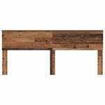 vidaXL Tête de lit Bois Ancien 200 cm Bois d'ingénierie