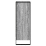 vidaXL Bibliothèque Gris Sonoma 80 x 30 x 155 cm Bois d'ingénierie