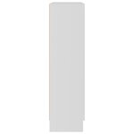 vidaXL Bibliothèque Blanc 82 5x30 5x115 cm Bois d'ingénierie