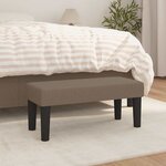 vidaXL Banc Taupe 70x30x30 cm Tissu