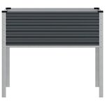 vidaXL Jardinière de jardin Anthracite 100x45x90 cm Acier