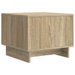 vidaXL Table basse Chêne Sonoma 49 x 50 x 40 cm Bois d'ingénierie