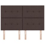 Cabeço LED vidaXL Marron Foncé 72 cm Tissu