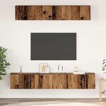 vidaXL Ensemble meuble TV 5 Pièces Bois ancien 100 x 30 x 30 cm