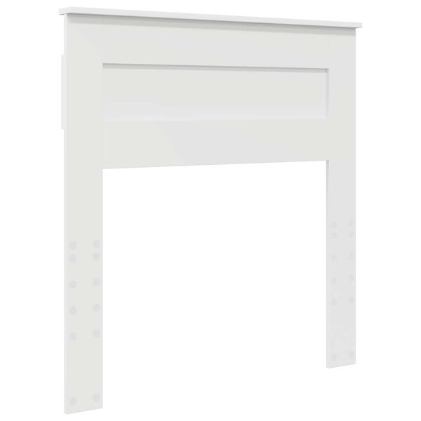 vidaXL Tête de lit Blanc 75 cm Bois d'ingénierie
