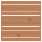 vidaXL Repose-pied de jardin marron miel bois de pin massif