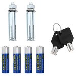 vidaXL Coffre-fort numérique Gris foncé 23 x 17 x 17 cm Acier