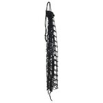 vidaXL Filets à foin 2 Pièces carré noir 75x75 cm PP