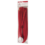 Chenille Rouge Ø 9 mm 50 cm 10 pièces