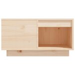 vidaXL Table basse 60x61x32 5 cm Bois massif de pin