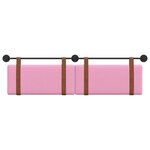 vidaXL Tête de lit suspendue Uni Rose 190 x 55 x 5 cm PU antique