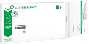 Prêt-à-Poster - Lettre Suivie - XS - Pochette cartonnée 26 x 16,5 cm – épaisseur 3 cm