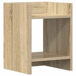 vidaXL Support de Plante 2 pièces Chêne Sonoma 30 x 30 x 40 cm