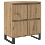 vidaXL Buffet 3 Pièces Chêne artisanal 60 x 35 x 70 cm