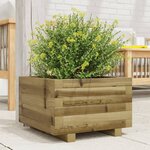 vidaXL Jardinière 40x40x26 5 cm bois de pin imprégné